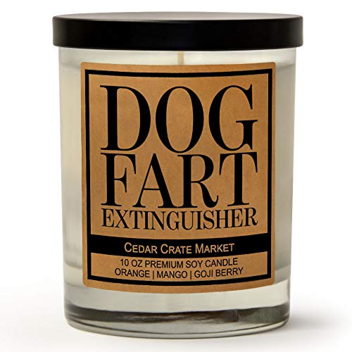 Dog Fart Extinguisher Scented Soy Candle Dog Stuff for Dog Lovers