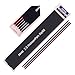 Barunson 2.0 mm Lead Holder Pen Mechanical Pencil for Draft Drawing,Carpenter,Crafting, Art Sketching Sharpener (Pack of 3 Pens) + (2.0 mm 1 Tube-Red 4+Blue 4 + Black 4=12 Leads)