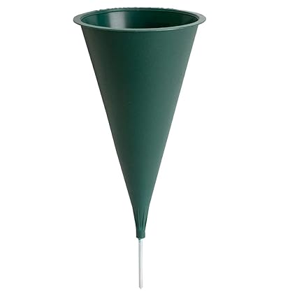Amazon Com Plastic Cone Cemetery Vase Garden Outdoor