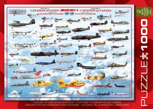EuroGraphics History Canadian Aviation 1000 Piece Puzzle