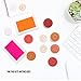 ItAll Wood Rubber Stamp Set of 6 with Floral Flower Pattern for Kids Scrapbooking Card Making