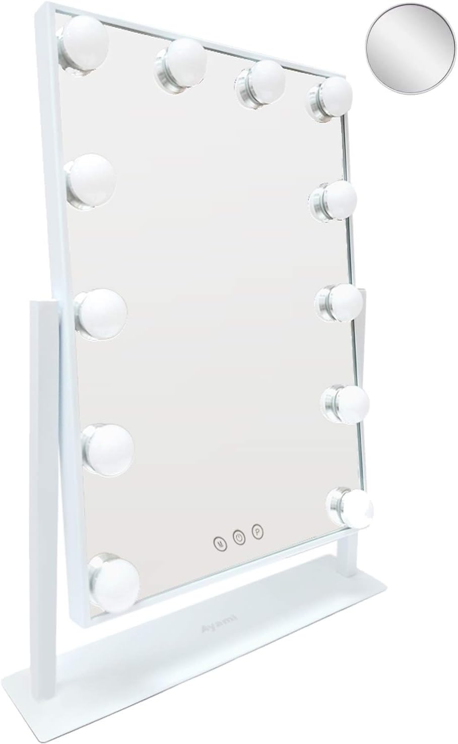 Ayami Hollywood Makeup Vanity Mirror with Lights, Plug in Lightup