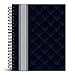 iScholar IQ Poly Cover 10 Subject Notebook, Double Wired, 11 x 8.5 Inches, 250 Sheets, Assorted Dark Cover Designs, Design Will Vary (58910)