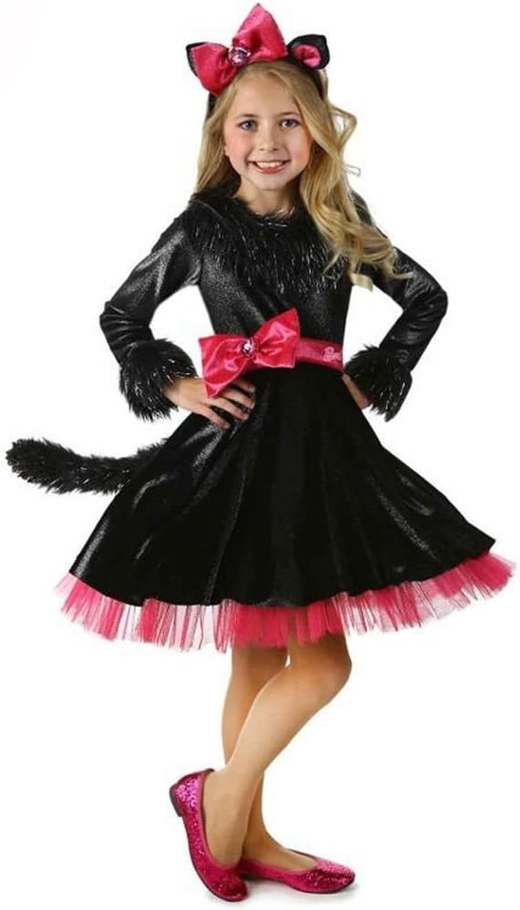 Rose Candy Trens Costumes Girl Cat Clothes Halloween Cosplay Dress