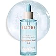 BLITHE Targeted Hydrating Serum – Korean Hyaluronic Acid for Face with Peptides & Panthenol, Deep Hydration – Pure Hyaluronic Acid 2% – 1.7 fl oz