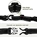 WEIJI Running Pouch Number Belt Race Bib Holder for Running,Cycling,Marathon,Triathlon with Elastic Adjustable 6 Energy Gel Loops