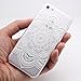 5C Case, LUOLNH Henna Full Mandala Floral Dream Catcher Hard Plastic Clear Case Skin Cover for Apple Iphone 5C