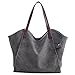 Mfeo Women's Canvas Large Capacity Tote Shoulder Work Bag Handbags Satchel Purse