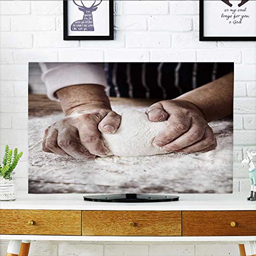 Philiphome Cord Cover for Wall Mounted tv Mak Yeast Dough Cover Mounted tv W32 x H51 INCH/TV 55" - Thumbnail 6