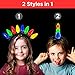 Windy City Novelties Christmas Light Bulb Headband for Ugly Christmas Xmas Party Kids & Adults
