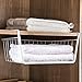 HOMEIDEAS 4 Pack Under Shelf Basket Slides Under Storage Shelves for Kitchen,Pantry,Cabinet White