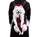 Pettom Dog Front Backpack Carrier for Small Pet Outdoor Walking Hiking Travel (M, Pink)