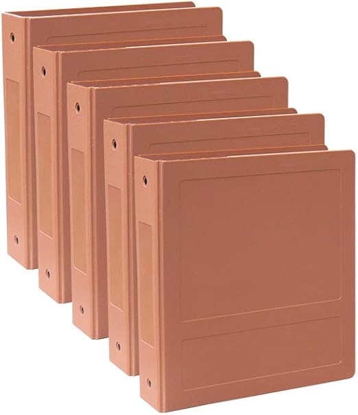2.5" Side Open Poly Binder, 500 Page Capacity in Assorted