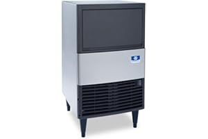 Manitowoc UDE-0065A 19 3/4" Air Cooled Undercounter Full Size Cube Ice Machine with 31 lb. Bin - 57 lb.