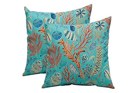 Amazon Com Rsh Decor Set Of 2 In Outdoor 17 Square Decorative
