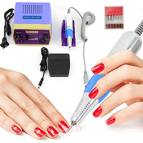 LFJD 30000RPM Professional Electric Nail Drill Machine,Nail Electric Grinder Portable Manicure Machine USA