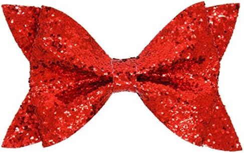 Feteso Baby Girls Boutique Bling Sequin Bowknot Hairpin Headdress Bows Hair Clips