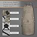 Premium Apron for Blacksmith, Woodworking, Ironworker - Wide Comfortable Straps with Adjustable Back, Quick Release Buckle, Metal Tape & Hammer Holders, Breathable Heavy Duty Canvas Apron, Gift Set