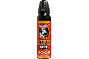 SMOKE DOCTOR 4-in-1 Mini Suppressant - Car Fire Suppressor for Auto-Mobile, Truck, Boat - Home Fire Suppressor for Kitchen - Small Fire Suppressor for Clothing, Batteries - Portable Fire Eliminator - 1 Pack