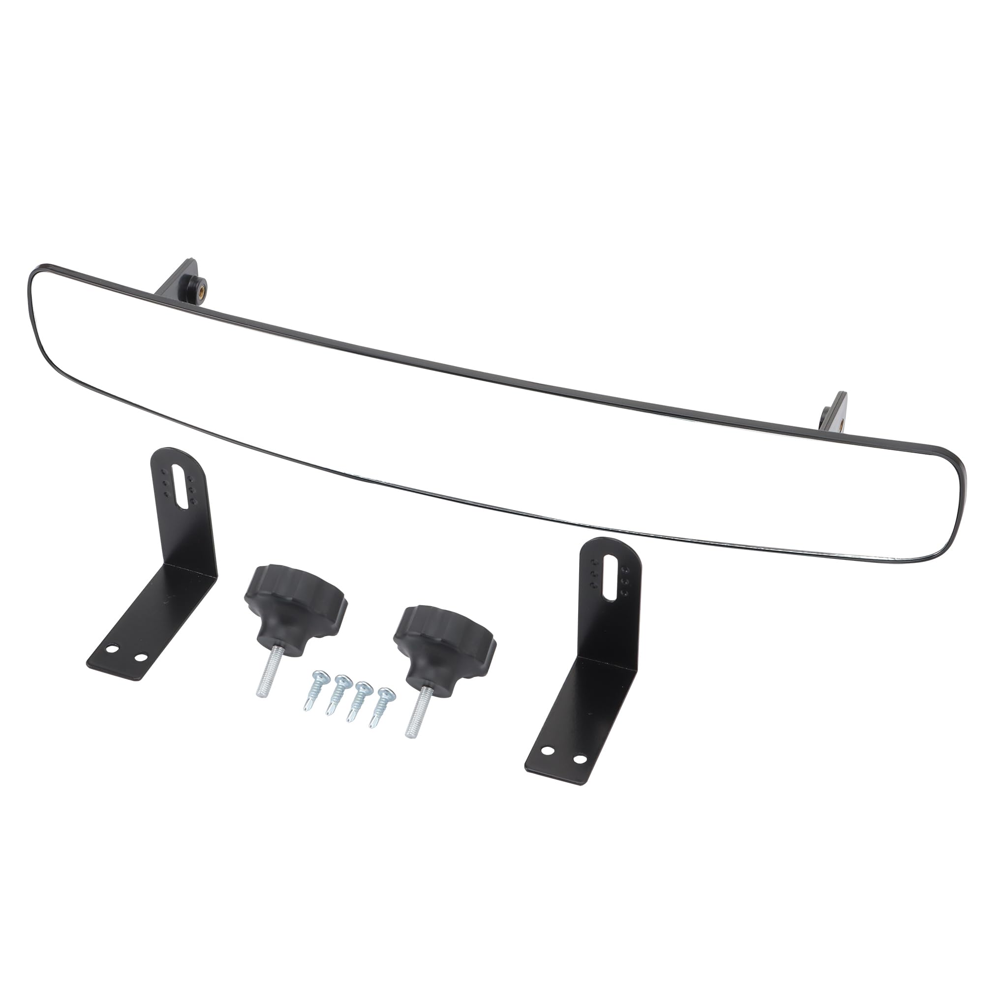 WOOSTAR 16.7" Wide Central Rear View Convex Golf Cart Mirror Replacement for Ezgo Club Car