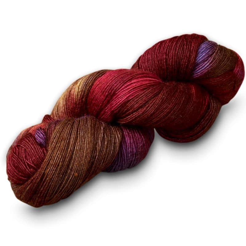 Manos Del Uruguay Silk Blend Fino 7056 Autumn, 100g, Merino Silk Hand Dyed Yarn