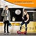 SWEETBUY Hoverboard UL 2272 Certified 6.5” Two-Wheel Bluetooth Self Balancing Electric Scooter with LED Light Flash Lights Wheels RED(Free Carry Bag)