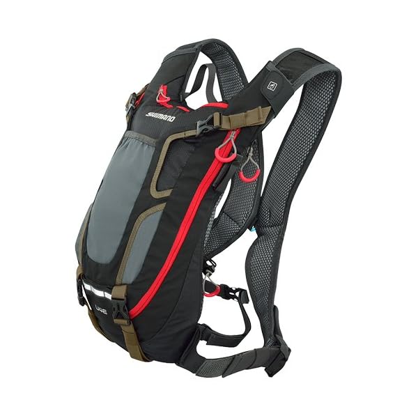 €76.09 Shimano Zaino UNZEN Enduro 4L Nero/Verde Army - bikewebshop.it