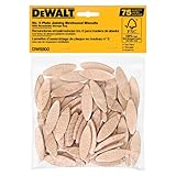DEWALT DW6800 No. 0 Size Joining Biscuits (75 Pieces)
