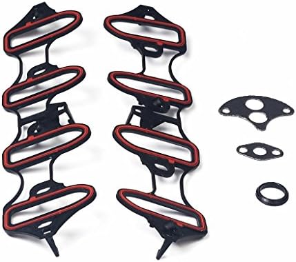 Intake Manifold Gasket Compatible with 1999-2003 Chevy Silverado Tahoe GMC Yukon Hummer 4.8L 5.3L 6.0L 2002-2003 Escalade 5.3L 6.0L Replace MS92211 MS18007 MS4657 MS16340 MS98016T MIS16340 89060413