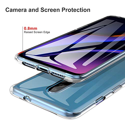 Pingin Oneplus 7 Case, Crystal Clear,Ultra-Thin Soft TPU Cover Anti Slip with Scratch Resistant for Oneplus 7 Smartphone