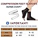 Thx4COPPER Plantar Fasciitis Socks with Arch Support,15-22mmHg Compression Foot Sleeve for Ankle & Heel Support, Reduce Swelling & Relieve Pain,Speed Up Recovery (1 Pair) …