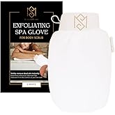 Exfoliating Glove Mitt Body Scrubber - For Dead Skin Scrubbing and Deep Pore Cleansing - Dead skin remover Shower Glove - Pac