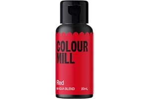 Colour Mill Aqua Blend Water-Based Food Coloring, 20 Milliliters Red