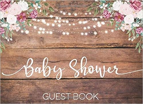 rustic pink baby shower