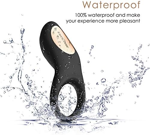 EROCOME Silicon Waterproof Massage ring werable ring for women and couple