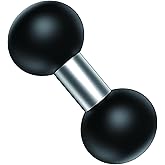 SuoLeerang 1 inch Double Ball Mount Adapter, Black