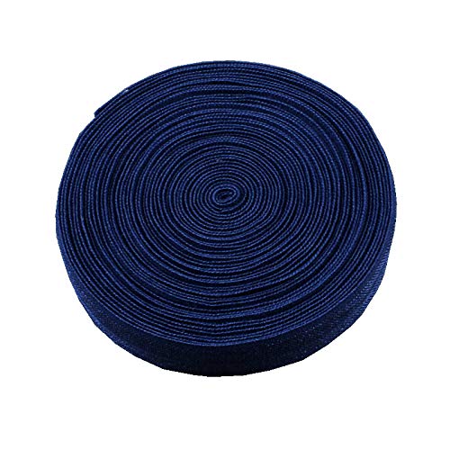 RAYLINE-DO RayLineDo® 15 Yards Flat Elastic Sewing Ribbon Bands Elastic Cord Spool Band Stretch Band Webbing Sewing Elastic DIY Craft Accessories Navy