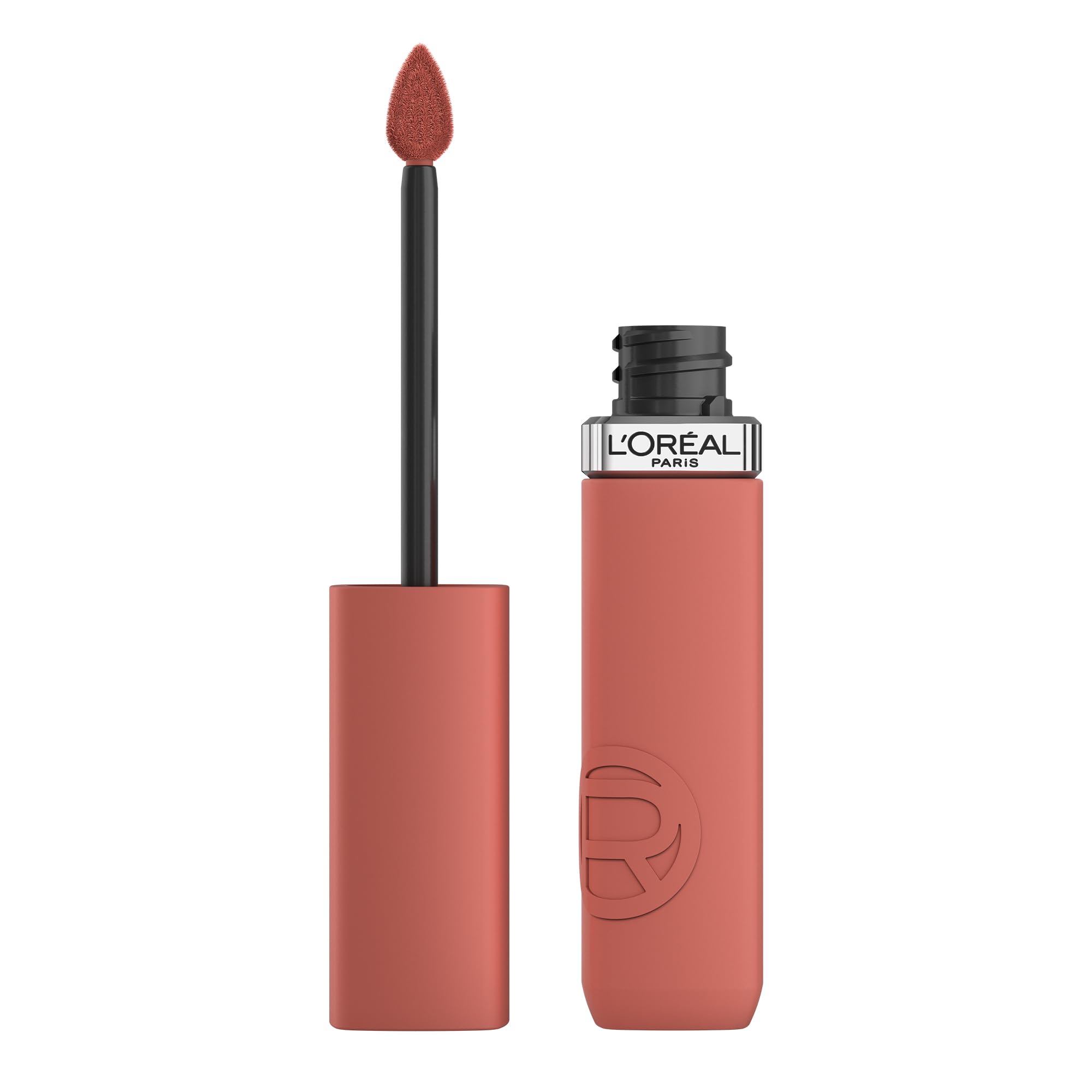 L'Oreal Paris Liquid Lipstick, Infallible Matte Resistance, Ultra-lightweight long wear formula, Transfer Resistant and Smudge Proof, Shade: 630 Rose Heat
