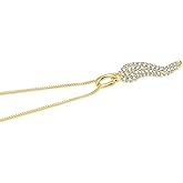 espere 14K Gold Plated Cornicello Italian Horn Pepper Necklace Charm Pendant
