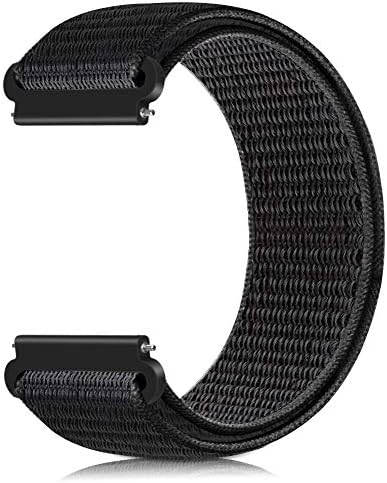 Compatible with Samsung Galaxy Watch 46mm Bands & Gear S3 Frontier Classic Smartwatch Band๏ผ22mm Quick Release Nylon Sport Loop Smartwatch Replacement Strap Bands for Gear S3 Frontier Band