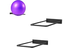 DNYLHRLZ Large Stability Ball Wall RackYoga Ball Storage Rack, Yoga Studio and Home or Commercial Gym Exercise Ball Equipment