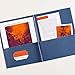 Avery Two Pocket Folders with 3 Prong Fasteners, Holds 70 Sheets, 25 Blue Folders (47975)