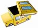Clever Creations School Bus Collapsible Storage Organizer Storage Box Folding Storage Ottoman for Your Bedroom | Perfect Size Storage Chest for Books, Shoes & Games