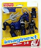 Imaginext Black Ninja and Horse