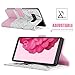 BENTOBEN Galaxy Note 8 Case, Note 8 Wallet Case, PU Leather Marble Pattern Design Folio Flip Kickstand Card Holder Slots Wrist Strap Protective Phone Cases Cover for Samsung Galaxy Note8, Rose Gold