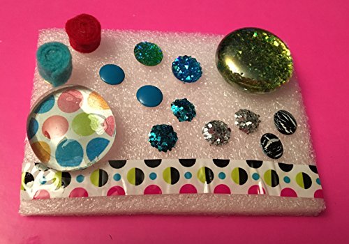 Amazon Com Glass Tacks Resin Flowers Lacquer Painted Tacks