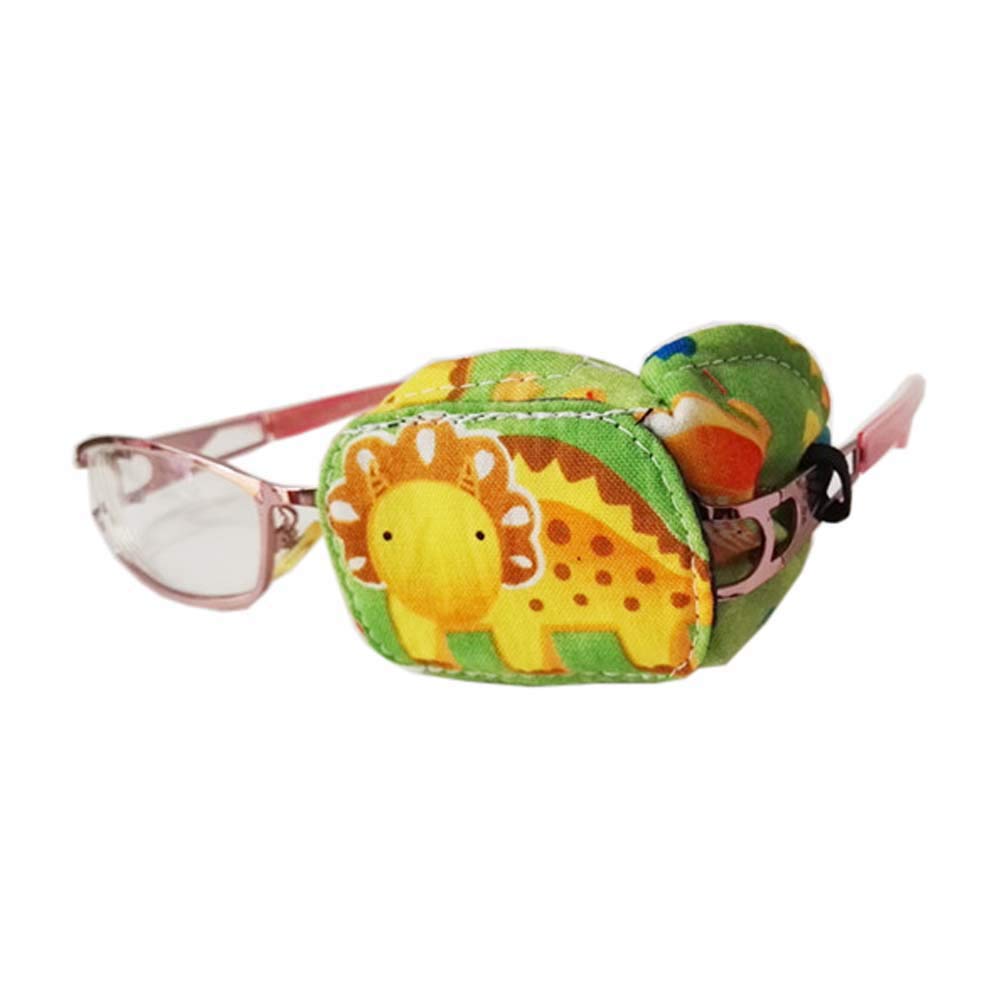 Creative Dinosaur Eye Patch Single Glasses Cover Amblyopia Treatment for Children(Left Eye), I