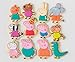 YUHAO Little Pig Cookie Cutters Set for Kids - 8 PCS - Little Pigs, Pig Head, Sun, Umbrella and Message Board - Stainless Steel