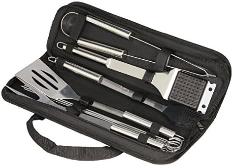 TEENO Kit Barbecue Outil de Barbecue en Acier Inoxydable Ustensiles De Barbecue pour Grillades - Mes Grillades TEENO Kit Barbecue Outil de Barbecue en Acier Inoxydable Ustensiles De Barbecue pour Grillades