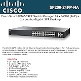 Cisco Small Business Smart SF200-24FP - Switch - 24
